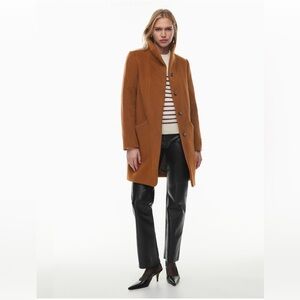 Cocoon Coat in Cigar